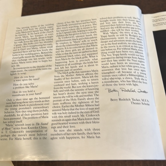 Edwin M Knowles China Company The Sound Of Music Maria Plate - Picture 12 of 13